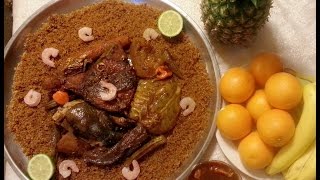 How To Make Thieboudienne Red Rice [upl. by Eislek]