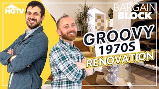 Fixer Upper Gets 1970s Inspired Remodel  Bargain Block  HGTV [upl. by Koeninger]