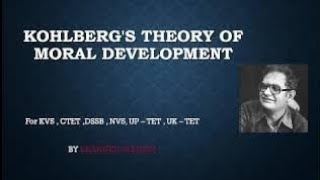 Kohlberg theory of moral development Child pedagogy CTET  UTET KVS NVS  ctet utet kvsnvs [upl. by Komara]