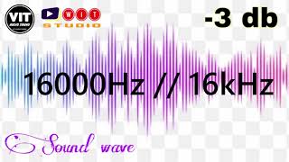 16000Hz  16kHz Soundware l witstudio คลื่นแม่เหล็กไฟฟ้า Radiowaves [upl. by Atileda]