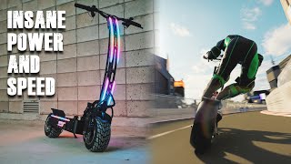 TOP 10 FASTEST ELECTRIC SCOOTERS 2021 2022  Insane power and speed [upl. by Holofernes]