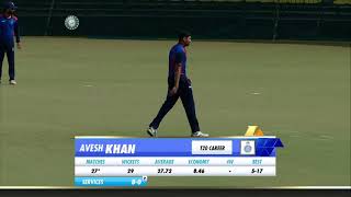 Avesh khan bowling [upl. by Hanny302]