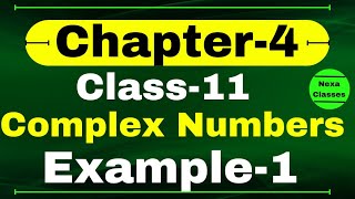 Example 1 Chapter 4 Class 11 Math  Complex Numbers and Quadratic Equations  CBSE NCERT [upl. by Llenroc]