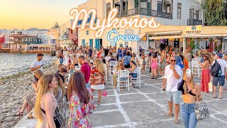 Mykonos Greece 🌴  A Glamorous Oasis of Luxury  4K 60fps HDR Walking Tour [upl. by Pirozzo]