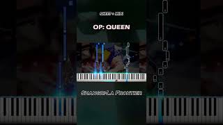 🎹 ShangriLa Frontier Season 2 OP  QUEEN QUEEN LiSA ShangriLaFrontier SheetMusic MIDI [upl. by Anrat709]