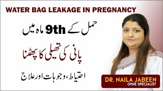 Water Bag Leakage In 9th Month Pregnancy  Pani Ke Theli Ka Leak Hona  Symptoms Causes amp Treatment [upl. by Aundrea964]