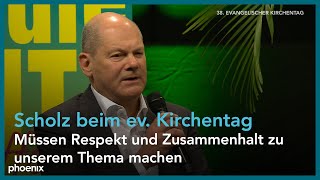 Bundeskanzler Scholz beim 38 Evangelischen Kirchentag [upl. by Eenaj]