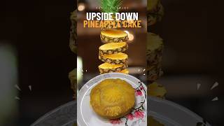 Pineapple Upside Down Cake  Simple and Easy recipe shorts [upl. by Brianna]