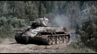 Finnish captured Soviet T34  KV1 tanks attack Soviet positions [upl. by Aimaj]