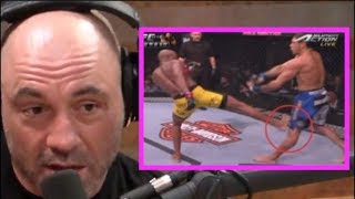 Joe Rogan  Should Knee Kicks Be Legal in the UFC [upl. by Noillimaxam608]