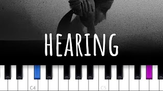 Hearing  Sleeping At Last piano tutorial [upl. by Healy]