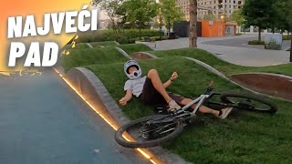 NAJVEĆI PAD KOJI SAM SNIMIO Urban Downhill VLOG 10 [upl. by Priest]