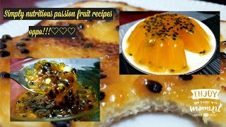 Passion Fruit Recipes Part 1  Passion fruit jelly with honey  Passion fruit honey citronjam [upl. by Shig]