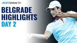 Kecmanović Takes On Bagnis Bedene amp Djere In Action  Serbia Open 2021 Highlights Day 2 [upl. by Rebliw]