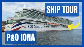 PampO IONA  SHIP TOUR  NORWEGIAN FJORDS [upl. by Zachar313]