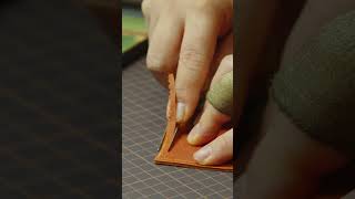 making boxtype coin purse asmr bespoke leathercraft レザークラフト bracelet braceletmaking 4358 [upl. by Santana106]