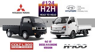 H2H 124 Mitsubishi L300 vs Hyundai H100 [upl. by Resa]