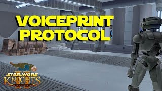 Voiceprint Protocol  Knights of the Old Republic II The Sith Lords ∣ Walkthrough Part 5 [upl. by Eillod]