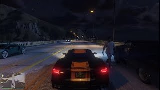 INSTALLED A PROCHARGER ON MY C8 CORVETTE AND TOOK IT STREET RACING GRAND THEFT AUTO [upl. by Wooster]