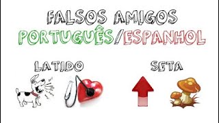 FALSOS AMIGOS EM ESPANHOL [upl. by Zeena]