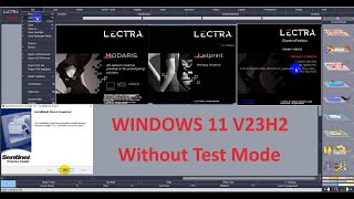 Lectra modaris v8r3 and v6r3 Without test mode windows 11 Version 23H2 [upl. by Genie]