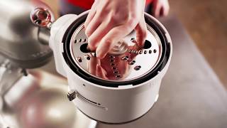 KitchenAid® Stand Mixer Food Processor Attachment [upl. by Einnaej]