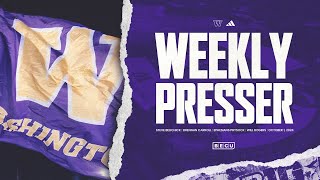 UW Football Weekly Press Conference October 1 2024 [upl. by Nicolle]