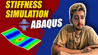 ABAQUS Tutorial Calculating Stiffness with Steel Plate [upl. by Enelym]