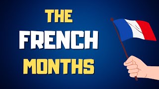 French Months of the Year  Learn french [upl. by Martita]