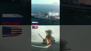 Naval battle exercise US Navy vs Russian Navy [upl. by Otrebogir]