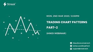 Hindi Webinar Trading Chart Patterns with Streak — Part 2 [upl. by Otir824]