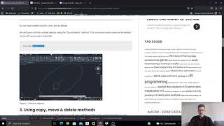 Scripting AutoCAD operations with Python using pyautocad [upl. by Erialc]