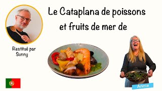 La recette du Cataplana de poisson et fruits de mer [upl. by Leirbag]