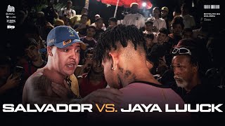 ROUND ABSURDO 🔥 SALVADOR DA RIMA E JAYA LUUCK BA  SEMI FINAL  BATALHA DO COLISEU  EDIÇÃO 203 [upl. by Alexine]