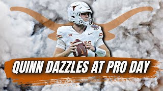 Quinn Ewers DAZZLES at Pro Day  Spring Football Updates  Texas Longhorns [upl. by Gigi]