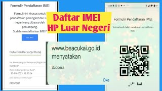 Daftar IMEI HP Luar Negeri 2023  Mudah Gratis dan Tanpa Aplikasi [upl. by Ecyoj]