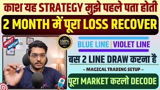 quot7Starquot Intraday Trading Strategy that changed my Life  BlueViolet Line Fibonacci setup banknifty [upl. by Aihsenet504]