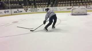 Hockey Drill Stick Handling Toe Drag amp Changing Your Angle [upl. by Llirret]