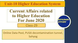 CA Higher Education Class29 for June 2020 [upl. by Henrion711]