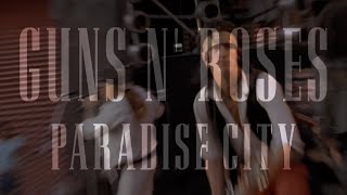 Guns N Roses  Paradise City Official Music Video 4K Remastered [upl. by Elpmet]