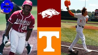 1 Arkansas vs 4 Tennessee Highlights MUST WATCH INSANE GAME  2021 College Baseball Highlights [upl. by Reffotsirk]