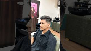 Hair Perming with Hair style hairtransformtion reels hairtutorial youtubeshorts viralvideos [upl. by Ronni]