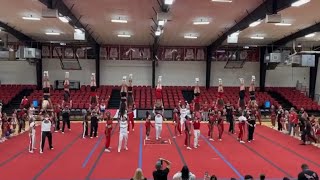 TVCC Cheer Homecoming Performance 2024 LARGE COED [upl. by Arramas]