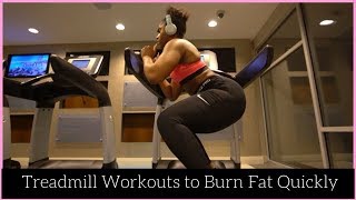 Best Treadmill Workouts for Beginners  Burn Fat Quickly  HIIT Training [upl. by Melleta]