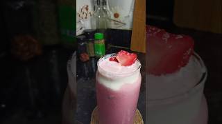 Strawberry frappe food video shorts fyp [upl. by Jac808]