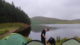 Group hiking and wild camping during a storm [upl. by Sonitnatsnoc186]