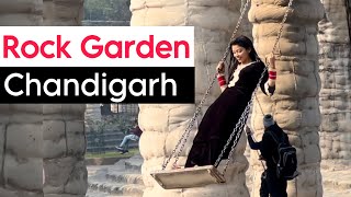 ROCK GARDEN Chandigarh  Famous Places In Chandigarh  Ticket Price  Chandigarh Rock Garden [upl. by Nariko]