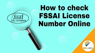 How to check Fssai licence number online [upl. by Ardnekat]