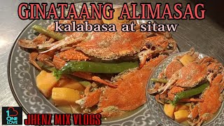 GINATAANG ALIMASAG WITH KALABASA AT SITAW recipe food trending viralvideo ofwlife youtube [upl. by Janet713]