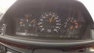 Mercedes W124 500E 100 to 200 kmh [upl. by Haibot483]